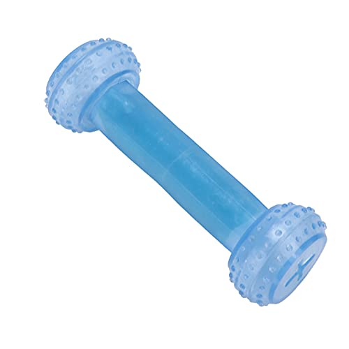 MRSTORY Haustierkühlung Kaut Spielzeug Bitteresistant TPR Haustier Zahnen Spielzeuge Kühlung Haustier Teether Stick für Hunde Golden Retriever Alaskan Hunde Chihuahuas (Langhanteltyp) von MRSTORY