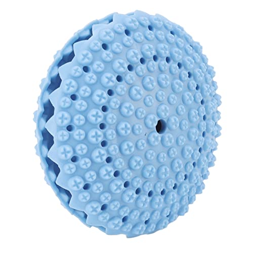 MRSTORY Hund Undichte Futterspielzeug Interaktive Bisszähne Reinigung Hundedüter Spielzeug für Hunde Welpen TPR Material 11 cm Durchmesser 5 cm Höhe (Blau) von MRSTORY
