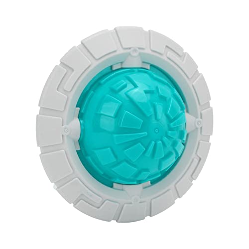 MRSTORY Hundeballspielzeug Bissfest Interaktives Haustierzahnreineln Quietschendes Spielzeug für Innen Im Freien Im Freien TPR Nylon Material 5,9 X 5,9 X 3,5 Zoll (A) von MRSTORY