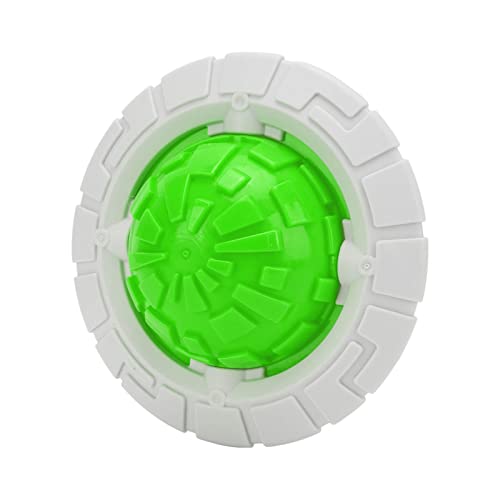 MRSTORY Hundeballspielzeug Bissfest Interaktives Haustierzahnreineln Quietschendes Spielzeug für Innen Im Freien Im Freien TPR Nylon Material 5,9 X 5,9 X 3,5 Zoll (C) von MRSTORY