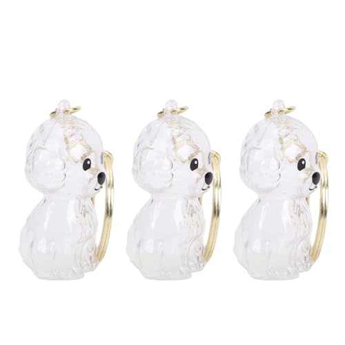MRSTORY Hundehaarsammler Schlüsselbund Transparent Flasche Haustier Hair Memorial Keepsake Storage Box für Haustierliebhaber 3PCS ABS Legierung Hundeförmige Schlüsselrunde MRSTORY Hundehaarsammler Schlüsselbund Transparent Flasche Haustier Hair Memorial Keepsake Storage Box für Haustierliebhaber 3PCS ABS Legierung Hundeförmige Schlüsselrunde von MRSTORY