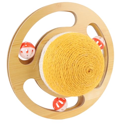 MRSTORY Kratzball für Katze in Sisal Robuster Designer Elegante Struktur Stimulierende Bewegung für Innenkatzen Langlebiger Material MRSTORY Kratzball für Katze in Sisal Robuster Designer Elegante Struktur Stimulierende Bewegung für Innenkatzen Langlebiger Material von MRSTORY