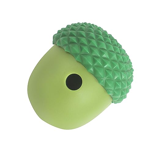 MRSTORY Spielzeug-Futter-Spender für Hunde-Bit-resistent Gegen Bit-interaktives Ball-Puzzle für Nahrungsmittel-Schiefer und Stimulierenden Hund (Pfaugrün mit dunkelgrünem) von MRSTORY