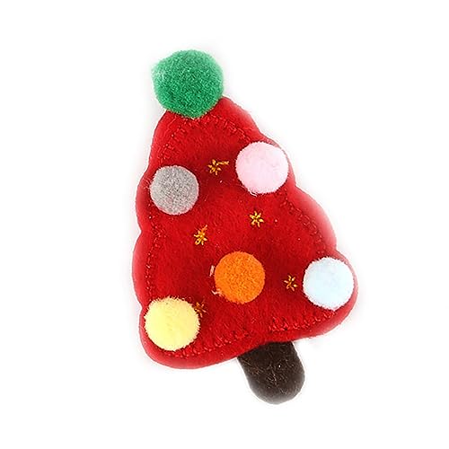 Weiches und Entzückendes Weihnachtsfest Entzückendes Weihnachts -Teddy -Spielzeug für Kleine Haustiere und Katzen aus Gefülltem Material (Typ 2) von MRSTORY
