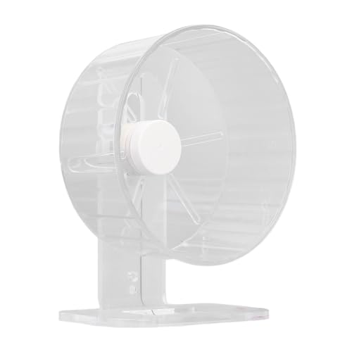Silent Hamster mit Acryl Halter Transparent Anti-Rutsch für Hamster Cage Übungs Rad für Kleintiere (Extra groß 57L 13,1 x 14,4 x 18,5 Zoll) von MRSTORY