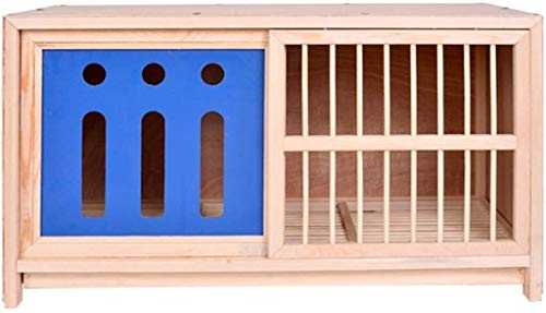 Vogelkäfig Stand Pet Bird Flight Cages Papagei Pet House Haushalt Pet Bird Matching Cage, umweltfreundlicher Taubenzuchtkäfig, Push-Pull-Aluminium-Kunststoff-Panel, lichtdichte Tür ( Color : Primary c von MRXFN