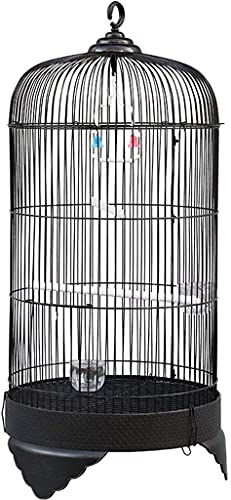 Vogelkäfig Stand Pet Bird Flight Cages Parrot Pet House Parrot Cages for Large Birds, Large Dome Parrot Cage, Household Iron Dekorativer Vogelkäfig, Sittich Love Bird Pearl Bird von MRXFN