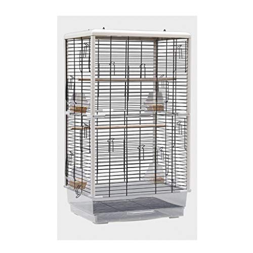Vogelkäfig Vogelkäfig Großer Metall-Vogelkäfig mit offener Oberseite for Wellensittiche, Wellensittiche, grüne Wangen, Kanariensittiche, Nymphensittiche, kleiner Papagei, Reisekäfig, 80 cm hoch, for W Vogelkäfig Vogelkäfig Großer Metall-Vogelkäfig mit offener Oberseite for Wellensittiche, Wellensittiche, grüne Wangen, Kanariensittiche, Nymphensittiche, kleiner Papagei, Reisekäfig, 80 cm hoch, for W von MRXFN
