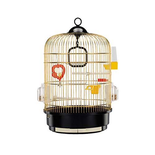 Vogelkäfig Vogelkäfig Großer Papageienkäfig Edelstahl Deluxe Bird Villa Exterior Einfaches und stilvolles High-End-Vogelkäfig-Zuhause for Sittiche ( Color : OneColor , Size : S ) von MRXFN