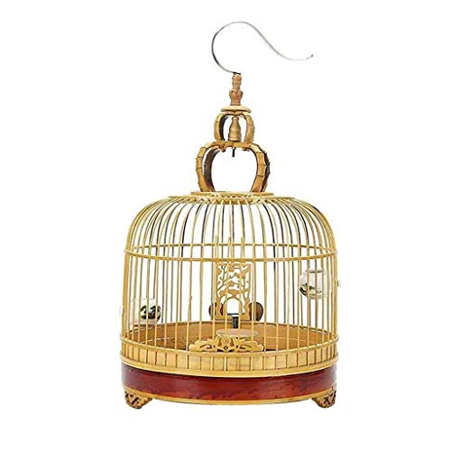 Vogelkäfig Vogelkäfig Vogelkäfig rund Haustiernest Gravurmuster Vogelkäfig Edelstahlhaken geeignet for die Vogelzucht for Unzertrennliche Finken Papageienvogelkäfig Vogelkäfig Vogelkäfig Vogelkäfig rund Haustiernest Gravurmuster Vogelkäfig Edelstahlhaken geeignet for die Vogelzucht for Unzertrennliche Finken Papageienvogelkäfig von MRXFN
