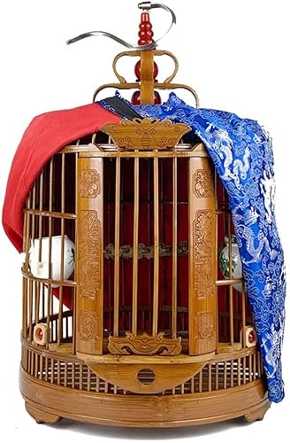 Vogelkäfig Vogelkäfige for Haustiere, Papageienkäfige, dekorative Vogelkäfige, dekoratives Vogel-Set, hochwertiges, langlebiges Vogelfutter, wo der Vogel ruht und schläft ( Size : 30*44cm ) von MRXFN