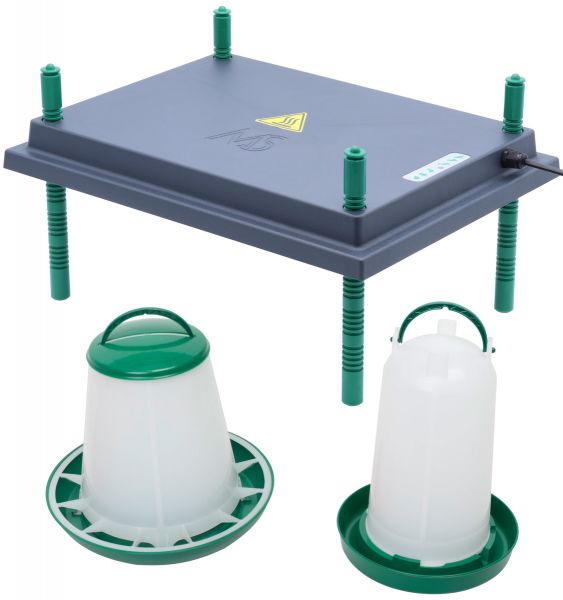 Küken Aufzucht Set: Wärmeplatte 30x40cm + 1,5L Stülptränke + 1kg Fu... Küken Aufzucht Set: Wärmeplatte 30x40cm + 1,5L Stülptränke + 1kg Fu... von Hausmarke