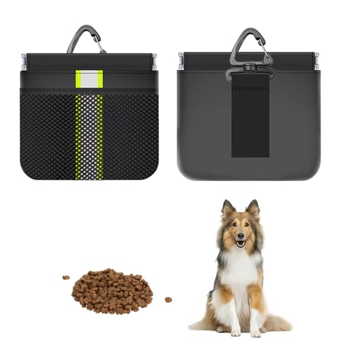MSLSOZ Hundetraining Tasche, tragbare Haustiertasche für Reisen und Outdoor, Schwarz von MSLSOZ