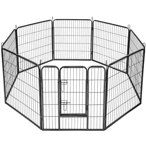 Welpenauslauf Freigehege 80 cm Hoch 8-teilig Erweiterbar inkl. Erdankern für Kleintiere Hunde Kanninchen Meerschweinchen Stahl Innen Außen 23769 Welpenauslauf Freigehege 80 cm Hoch 8-teilig Erweiterbar inkl. Erdankern für Kleintiere Hunde Kanninchen Meerschweinchen Stahl Innen Außen 23769 von MT MALATEC