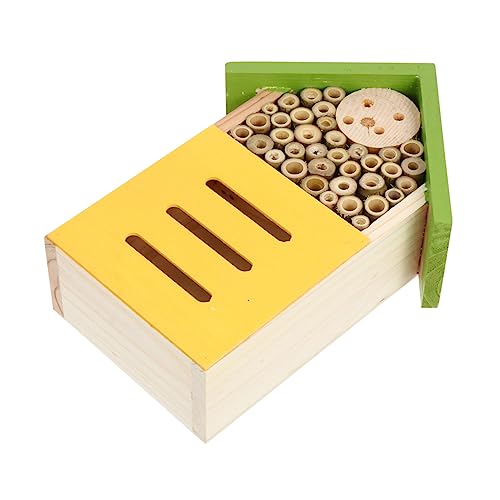 MUCKLILY 1Pc Insektenholzhaus Mauerbienenhaus Bienenleben Dekoratives Insektenhaus Nest Bienenhäuser Bestäubung Außenhaus Lebensraum Dekoratives Bienenhaus Insektengehege Bienenhotel Eisen MUCKLILY 1Pc Insektenholzhaus Mauerbienenhaus Bienenleben Dekoratives Insektenhaus Nest Bienenhäuser Bestäubung Außenhaus Lebensraum Dekoratives Bienenhaus Insektengehege Bienenhotel Eisen von MUCKLILY