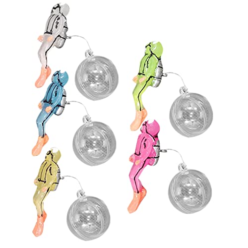 MUCKLILY 5sätze Aquarium Schwimmende Taucher Dekoration Für Innenbereich Schwimmende Taucher Ornamente Bezaubernde Aquarium Ornament Ornament Dekorationen von MUCKLILY