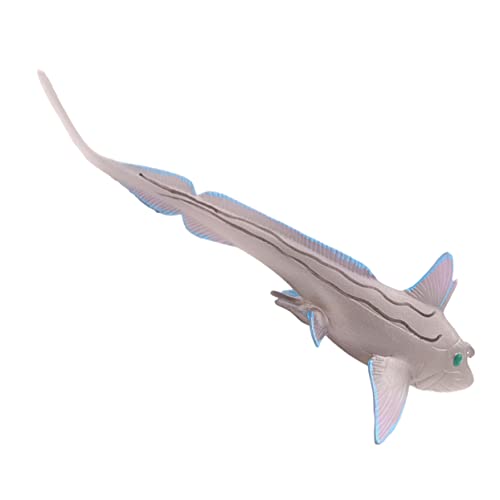 MUCKLILY Kunststoff Fischmodell Simulation Meerestier Figur für Kinder Kognitives Spielzeug Aquarium Dekoration Handgefertigtes Tiermodell von MUCKLILY