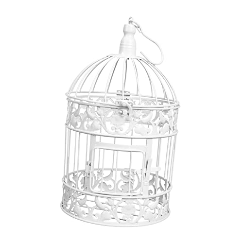 MUCKLILY Vogelkäfig Dekoration hängende Vogelkäfige für Sittiche durchbrochener Metallkäfig zum Aufhängen Vintage- Hochzeitsdekorationen Dekoration für Hochzeitsfeiern MUCKLILY Vogelkäfig Dekoration hängende Vogelkäfige für Sittiche durchbrochener Metallkäfig zum Aufhängen Vintage- Hochzeitsdekorationen Dekoration für Hochzeitsfeiern von MUCKLILY