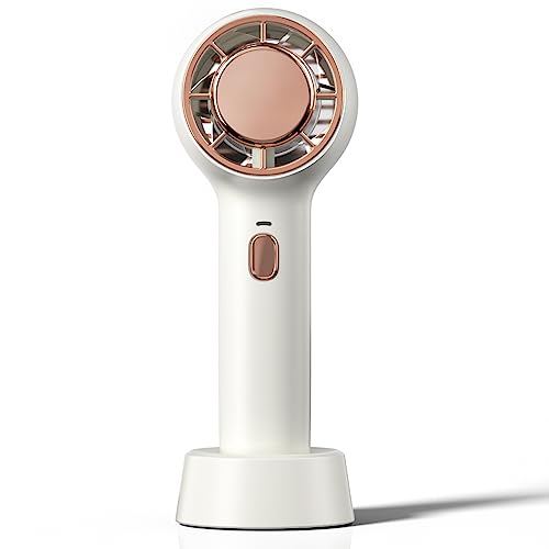 Portable USB Fan, Handheld Electric Fan, Cooling Function, Contact Cold Sensation, Large Capacity, Strong Wind, 3-Speed Air Volume, Silent, Heat Impact Prevention von MUDEELA