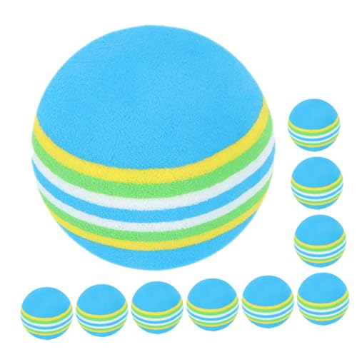 MUELODSIC 10 Stück Golf Ausbildung Rosa Drinnen Haustiere Farbig Lila Katzenspielzeugball Katzenbälle Spielzeugbälle Für Katzen Klein Farben Mini Reichweite Üben Katzenball Eva Sky-Blue MUELODSIC 10 Stück Golf Ausbildung Rosa Drinnen Haustiere Farbig Lila Katzenspielzeugball Katzenbälle Spielzeugbälle Für Katzen Klein Farben Mini Reichweite Üben Katzenball Eva Sky-Blue von MUELODSIC