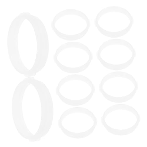 MUELODSIC 10 Stück Teiliges DIY Hamster Tunnel Rohrring Transparente Externe Röhrenverbinder Sicherer Langlebiger Ersatz für Hamsterkäfig Erweiterung Einfache Wiederverwendbar Kompatibel mit von MUELODSIC