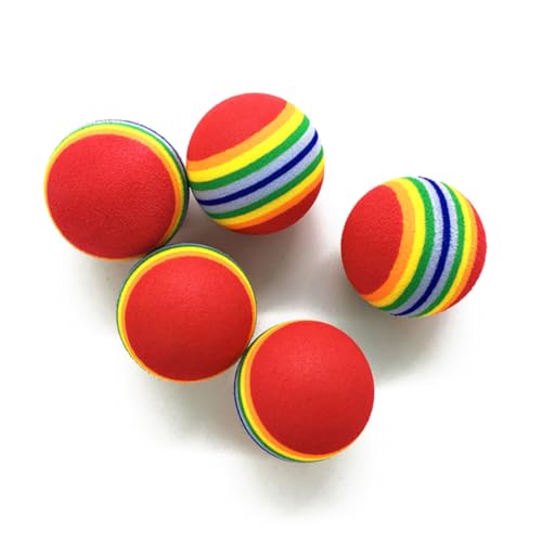 MUELODSIC 12 Stück Teiliges Eva Regenbogen spielball Robustes Interaktives Hundespielzeug für Welpen zum Kauen Training und Apportieren Farbenfrohes Leichtes Zubehör für Aktives MUELODSIC 12 Stück Teiliges Eva Regenbogen spielball Robustes Interaktives Hundespielzeug für Welpen zum Kauen Training und Apportieren Farbenfrohes Leichtes Zubehör für Aktives von MUELODSIC