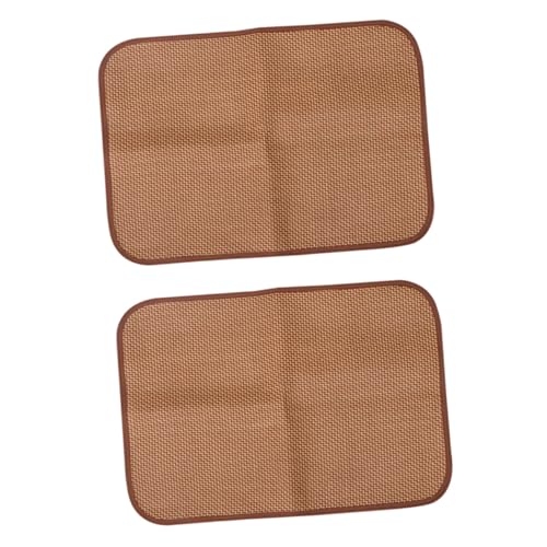 MUELODSIC 2 STÜCK Hunde Sommermatte aus Atmungsaktivem Rattan Natürliche Langlebige Beißfeste Kühlmatte für Hundehütte Praktische Hundematte für Warme Jahreszeiten MUELODSIC 2 STÜCK Hunde Sommermatte aus Atmungsaktivem Rattan Natürliche Langlebige Beißfeste Kühlmatte für Hundehütte Praktische Hundematte für Warme Jahreszeiten von MUELODSIC