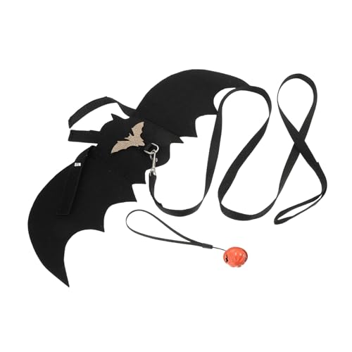 MUELODSIC 2 Sätze Halloween Kostüm für Kleine Hunde und Katzen Fledermausflügel mit Kürbis Glocke Verstellbares Party Accessoire für Haustiere für Halloween und Festliche Anlässe MUELODSIC 2 Sätze Halloween Kostüm für Kleine Hunde und Katzen Fledermausflügel mit Kürbis Glocke Verstellbares Party Accessoire für Haustiere für Halloween und Festliche Anlässe von MUELODSIC