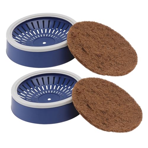 MUELODSIC 2 Sätze Teiliges Taubennest Kunststoff nistschale und Kokosfaser Matte Atmungsaktiv und Robust als Brutunterlage für Brieftauben Tauben und Kleine Vögel Pflegeleicht und Langlebig von MUELODSIC