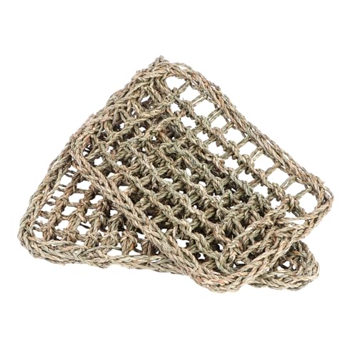 MUELODSIC 2 Stück Handgewebte Natürliche Reptilien Hängematte aus Seegras Komfortables Schlafbett für Eidechsen Bartagamen Geckos Platzsparende Robuste Pet Matte für Terrarien und Kleine MUELODSIC 2 Stück Handgewebte Natürliche Reptilien Hängematte aus Seegras Komfortables Schlafbett für Eidechsen Bartagamen Geckos Platzsparende Robuste Pet Matte für Terrarien und Kleine von MUELODSIC