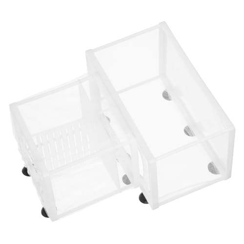 MUELODSIC 2 Stück Teiliges Fischinkubator Aquarium Zuchtbox Netztrenner für Fischaufzucht Stabile Trennung und Schutz von Jungfischen im Zuchtbecken MUELODSIC 2 Stück Teiliges Fischinkubator Aquarium Zuchtbox Netztrenner für Fischaufzucht Stabile Trennung und Schutz von Jungfischen im Zuchtbecken von MUELODSIC