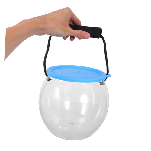 MUELODSIC 2 Stück Tragbare Outdoor Aquarium Blasenschüssel Fischtank Angeleimer Für Fische Kleiner Aquarium Eimer Angeleimer Für Den Außenbereich Transparenter Eimer Kleiner von MUELODSIC