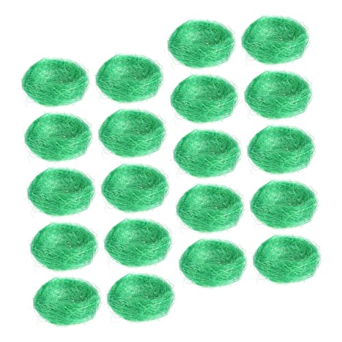 MUELODSIC 20 Stück Teiliges Künstliche Vogel Nester aus Tiefgrünem Material Simulation Leichte Balkon Ornamente und Kreative Dekoration für Kalte Speisen für Zuhause Hochzeit Garten und Büro MUELODSIC 20 Stück Teiliges Künstliche Vogel Nester aus Tiefgrünem Material Simulation Leichte Balkon Ornamente und Kreative Dekoration für Kalte Speisen für Zuhause Hochzeit Garten und Büro von MUELODSIC