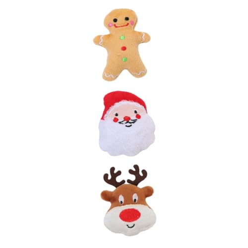 MUELODSIC 3 Stück Plüsch Kauspielzeug mit Katzenminze Interaktives Haustierspielzeug Langlebig und Zahnpflegend Teiliges Weihnachtsset Geeignet für Hunde zum Zahnputz und Kauvergnügen MUELODSIC 3 Stück Plüsch Kauspielzeug mit Katzenminze Interaktives Haustierspielzeug Langlebig und Zahnpflegend Teiliges Weihnachtsset Geeignet für Hunde zum Zahnputz und Kauvergnügen von MUELODSIC