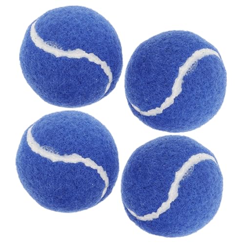 MUELODSIC 4 Stück Hochelastischer Tennisball Interaktiver Hund kleine Tennisbälle Hunde Hundespielzeugbälle Bälle für Haustierhunde Tennisbälle zum Training Hundefußball Gummi Blau MUELODSIC 4 Stück Hochelastischer Tennisball Interaktiver Hund kleine Tennisbälle Hunde Hundespielzeugbälle Bälle für Haustierhunde Tennisbälle zum Training Hundefußball Gummi Blau von MUELODSIC