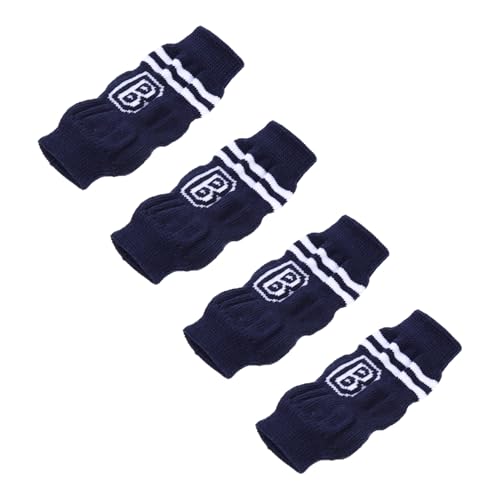MUELODSIC 4 Stück Hund Beinwärmer aus Strapazierfähigem Material rutschfeste Haustier socken mit Süßem Cartoon Design Warm und Bequem für Kleine bis Mittelgroße Hunde für Outdoor und Indoor MUELODSIC 4 Stück Hund Beinwärmer aus Strapazierfähigem Material rutschfeste Haustier socken mit Süßem Cartoon Design Warm und Bequem für Kleine bis Mittelgroße Hunde für Outdoor und Indoor von MUELODSIC
