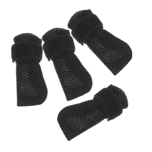 MUELODSIC 4 Stück Weiche Katzenschuhe Pfotenschutz rutschfeste Haustier-Booties für Baden und Krallenschneiden Warmes Material Pfotenförmige Passform für Winter und Outdoor-aktivitäten MUELODSIC 4 Stück Weiche Katzenschuhe Pfotenschutz rutschfeste Haustier-Booties für Baden und Krallenschneiden Warmes Material Pfotenförmige Passform für Winter und Outdoor-aktivitäten von MUELODSIC