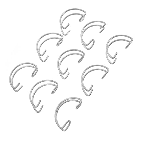 MUELODSIC 40 Stück Teiliges Draht Käfigtürhaken Multifunktional Rostfrei Elastisch und Langlebig Geeignet für Geflügel Kaninchen und Vogelkäfige Platzsparend und Einfach zu Befestigen von MUELODSIC