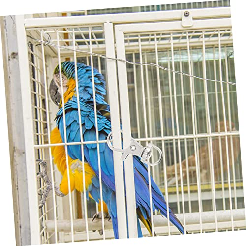 MUELODSIC 40 Stück Teiliges Schlüsselanhänger Verschleißfeste Karabinerclips Multifunktionale Käfigverriegelung für Haustiere Robuste Metallhaken für Vogelkäfig Kaninchenstall Geflügel und von MUELODSIC