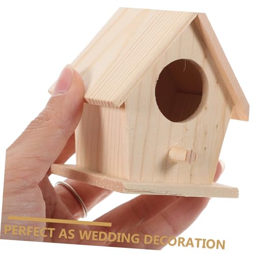 MUELODSIC 5 Stück Teiliges Mini Holz Vogelhaus Dekor Künstliches Nest Gartenanhänger Natürliche Optik für Balkon Terrasse Kreative Zimmerdekoration Zufällige Farbe Zufällige Farbe MUELODSIC 5 Stück Teiliges Mini Holz Vogelhaus Dekor Künstliches Nest Gartenanhänger Natürliche Optik für Balkon Terrasse Kreative Zimmerdekoration Zufällige Farbe Zufällige Farbe von MUELODSIC