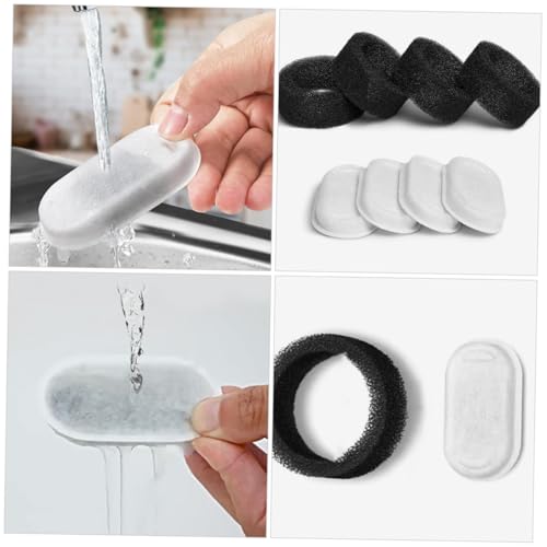 MUELODSIC 6 Sätze Haustier Trinkbrunnen Filter Ersatzfilter für Katzen Hundebrunnen Effektive Wasserfiltration für Sauberes Gesundes Trinkwasser Kompatibel mit Verschiedenen Modellen von MUELODSIC