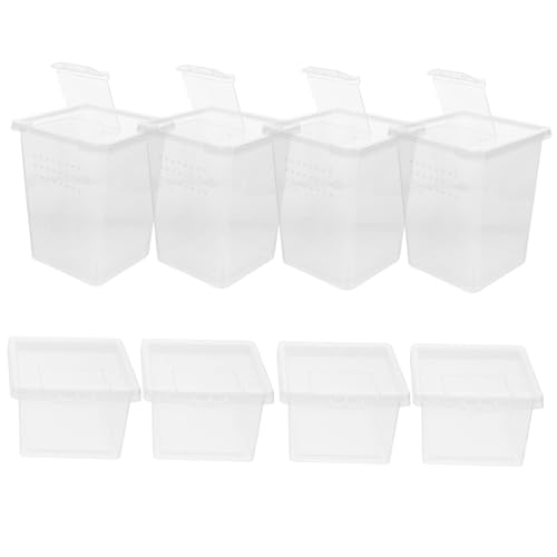 MUELODSIC 8 Stück Teiliges Transparentes Reptilien aufzuchtbox Robustem mit Belüftungssystem für Spinnen und Kleintiere Multifunktional Leicht Tragbar für Terrarien und Amphibienhaltung MUELODSIC 8 Stück Teiliges Transparentes Reptilien aufzuchtbox Robustem mit Belüftungssystem für Spinnen und Kleintiere Multifunktional Leicht Tragbar für Terrarien und Amphibienhaltung von MUELODSIC