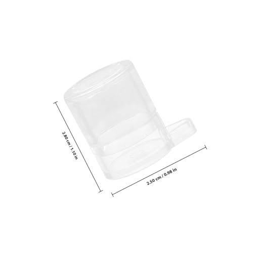 MUELODSIC Ameisen Wassernapf Transparent Futterspender Robustes Acryl Futterbehälter für Ameisenfarm Einfache Bedienung und Langlebig MUELODSIC Ameisen Wassernapf Transparent Futterspender Robustes Acryl Futterbehälter für Ameisenfarm Einfache Bedienung und Langlebig von MUELODSIC