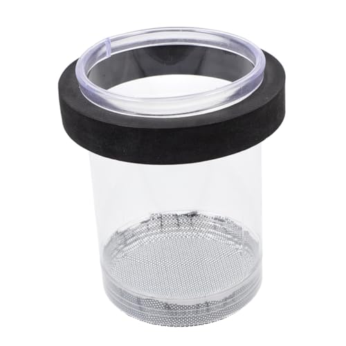 MUELODSIC Aquarium Trennwand Aufzuchtbecken mit Saugnäpfen Transparentes Isolation Netz für Babyfische Guppy Brutkasten zur Sicheren Fischzucht und Schutz der Jungfische von MUELODSIC