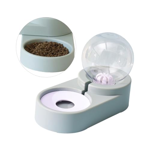 MUELODSIC Automatischer Haustier Wasserspender Doppelnapf Blau Edelstahlbecken rutschfest Sicher Glatte Oberfläche für Hunde Katzen Zuhause und Tierladen MUELODSIC Automatischer Haustier Wasserspender Doppelnapf Blau Edelstahlbecken rutschfest Sicher Glatte Oberfläche für Hunde Katzen Zuhause und Tierladen von MUELODSIC