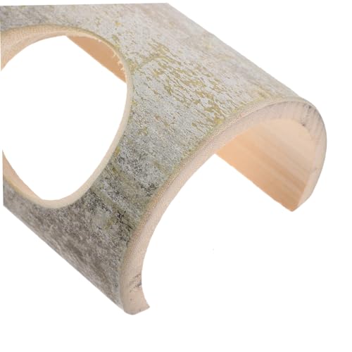 MUELODSIC Bambus Kleintier Tunnel Versteck für Hamster Ratten Meerschweinchen Chinchillas Natürliches Käfig Zubehör Halbgeschlossener Rückzugsort mit Baumhöhlen Design Leicht zu Reinigen MUELODSIC Bambus Kleintier Tunnel Versteck für Hamster Ratten Meerschweinchen Chinchillas Natürliches Käfig Zubehör Halbgeschlossener Rückzugsort mit Baumhöhlen Design Leicht zu Reinigen von MUELODSIC