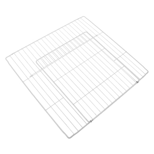 MUELODSIC Cat Screen Door Panel Weißes Eisen Drahtgitter mit Tür Modularer Katzenauslauf Ersatzteil Sicheres Indoor Gehäuse für Katzengehege Spielbereiche und Kleintierkäfige von MUELODSIC