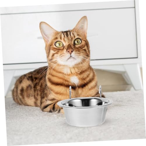MUELODSIC Edelstahl Hundenapf zum Aufhängen Großes Fassungsvermögen Auslaufsicher Robust und Langlebig Vielseitiger Futterhalter für Hundekäfig und Katzenfütterung Geeignet für Welpen und MUELODSIC Edelstahl Hundenapf zum Aufhängen Großes Fassungsvermögen Auslaufsicher Robust und Langlebig Vielseitiger Futterhalter für Hundekäfig und Katzenfütterung Geeignet für Welpen und von MUELODSIC