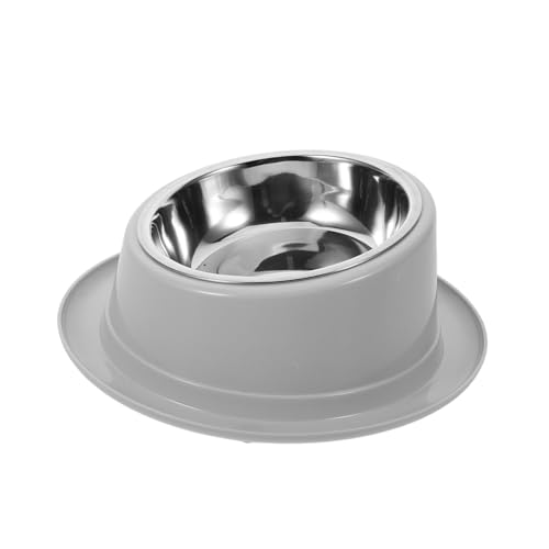 MUELODSIC Erhöhter Futternapf aus Edelstahl mit Schrägem Ergonomischem Design Rutschfestem Sockel für Katzen und Kleine Hunde Nackenbelastung Stabiler Napf für Futter und Wasser MUELODSIC Erhöhter Futternapf aus Edelstahl mit Schrägem Ergonomischem Design Rutschfestem Sockel für Katzen und Kleine Hunde Nackenbelastung Stabiler Napf für Futter und Wasser von MUELODSIC