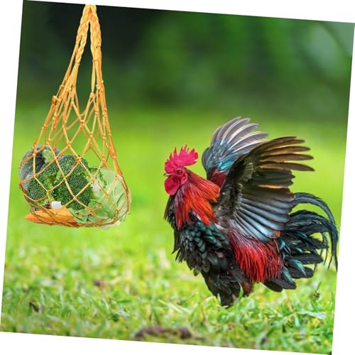MUELODSIC Geflochtenes Futternetz für Papageien Hühner und Vögel Langlebiger Futterbeutel mit Hochwertigem Netz Vielseitig Hängbar für Heim Bauernhof und Haustierpflege MUELODSIC Geflochtenes Futternetz für Papageien Hühner und Vögel Langlebiger Futterbeutel mit Hochwertigem Netz Vielseitig Hängbar für Heim Bauernhof und Haustierpflege von MUELODSIC